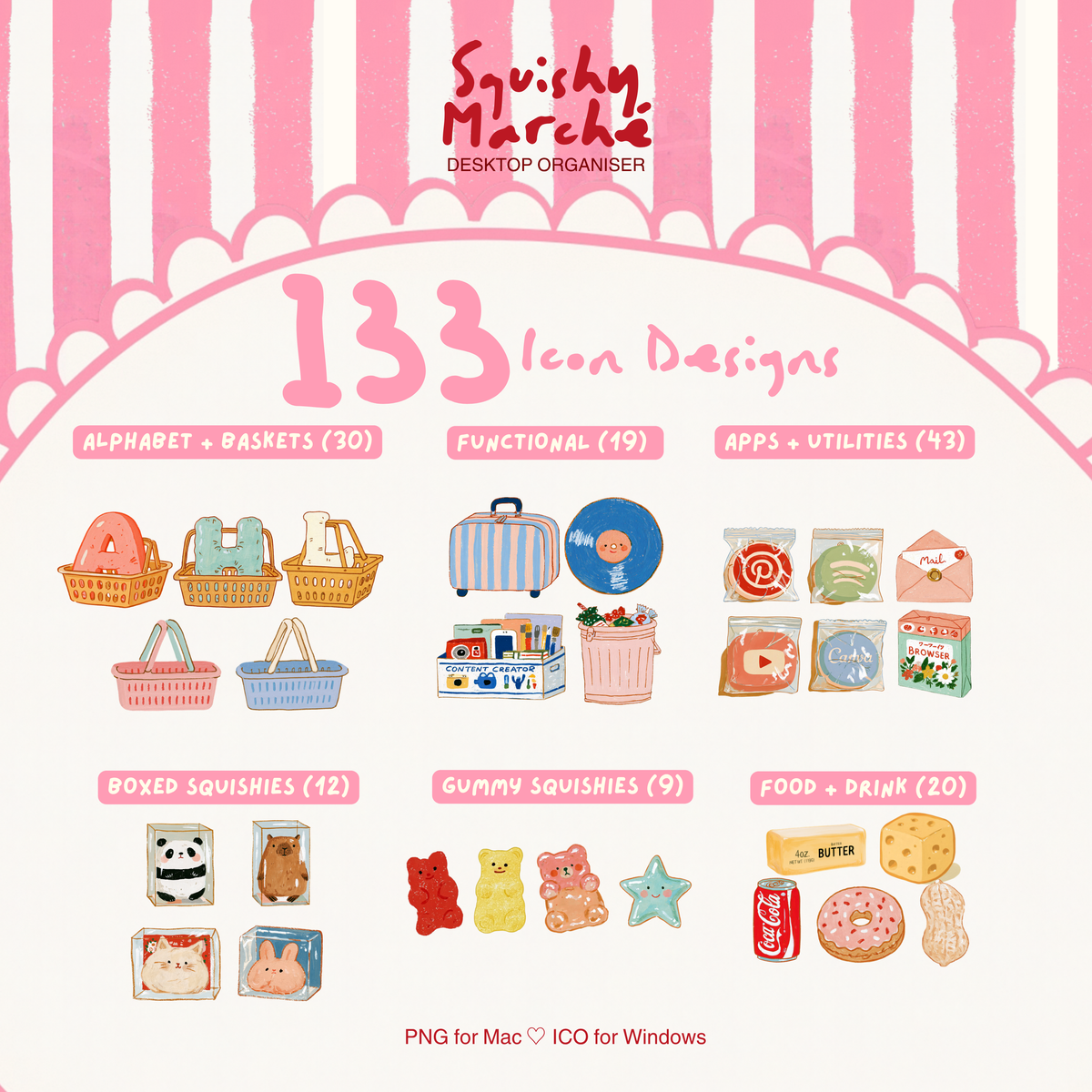 Squishy Marché Desktop Organiser
