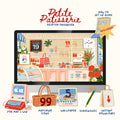 Petite Patisserie Desktop Organiser | 99 Icons + 5 Wallpapers